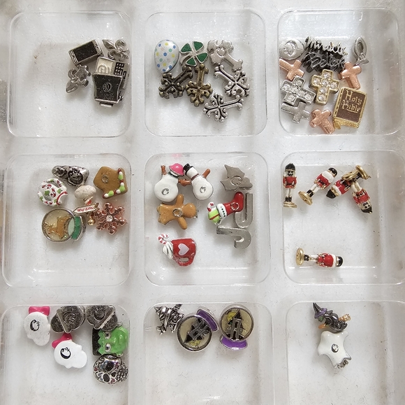 🦉 5/$21 🦉 O2 ORIGAMI OWL LIVING LOCKET FLOATING PETITE MEMORY CHARMS NEW!! - Picture 8 of 16